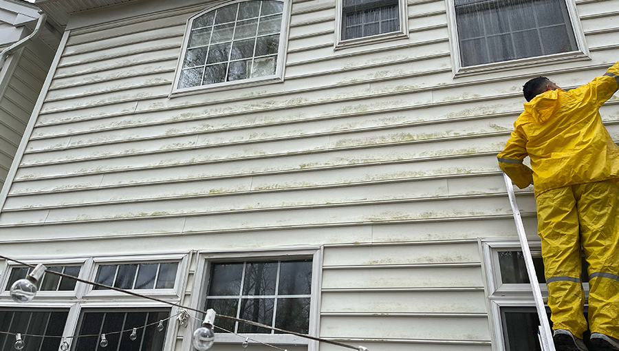 Pressure washing